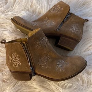 LUCKY BRAND suede leather boots